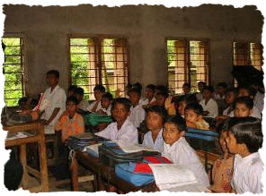 Klassenzimmer Jungen